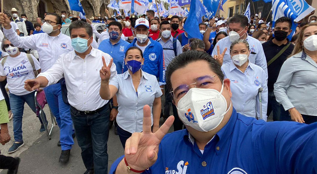 César Larrondo prioriza escuchar peticiones al cierre de su campaña