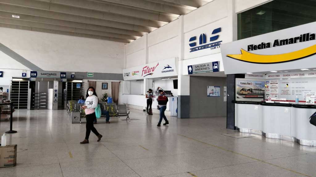 Central camionera de Salamanca espera llegar a la normalidad con el regreso clases