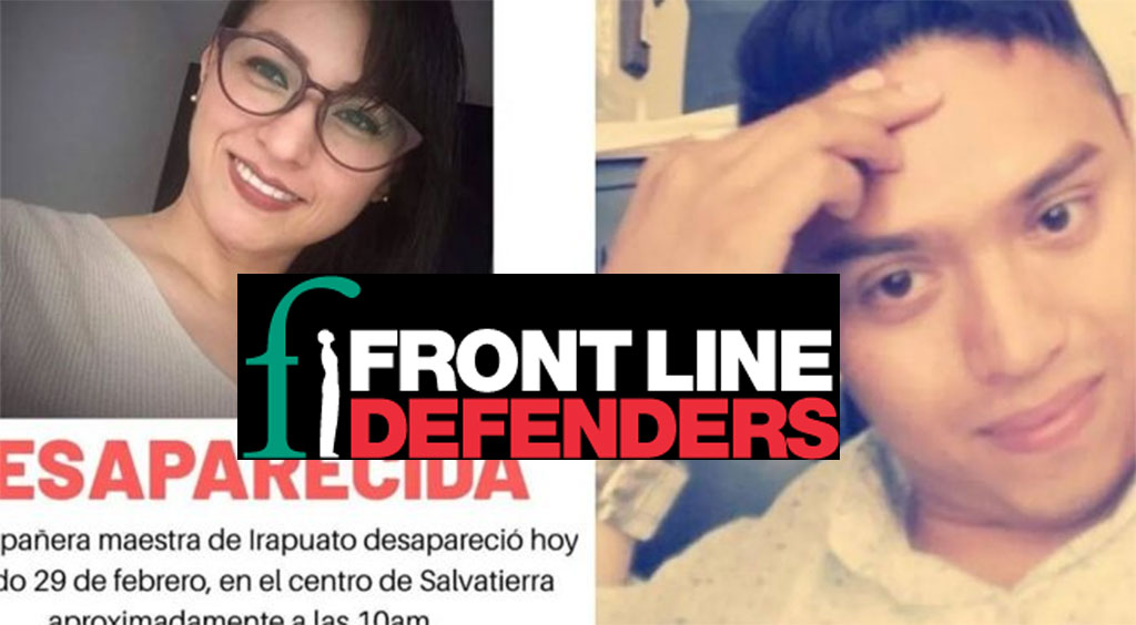 Alerta Front Line Defenders focos rojos para la búsqueda de desaparecidos en Guanajuato