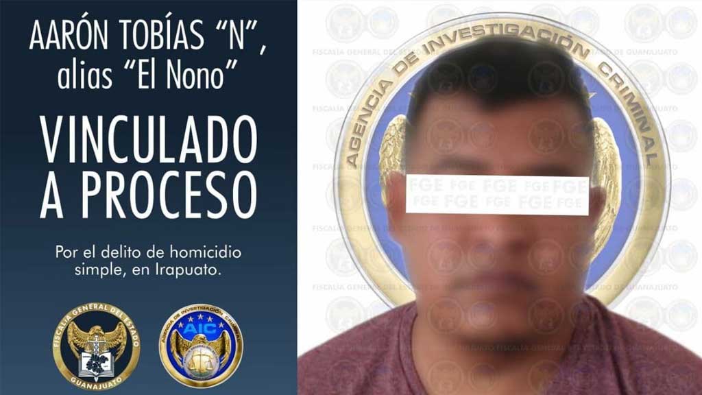 Vinculan a proceso a “El Nono” por presuntamente asesinar a un hombre en Irapuato