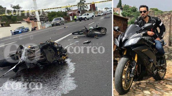 Muere el motociclista Carlos Medrano tras choque en carretera de Irapuato