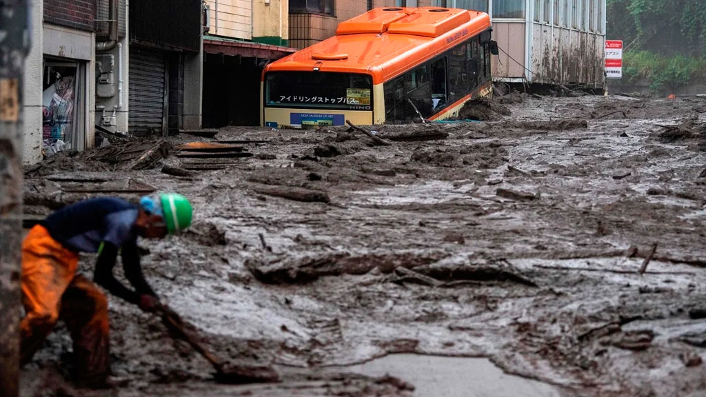 Intensas lluvias dejan al menos dos muertos y 20 desaparecidos en Japón