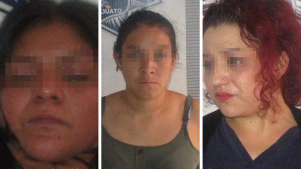 Detienen a tres mujeres por iniciar riña en cantina “Aquí me quedo”, Guanajuato