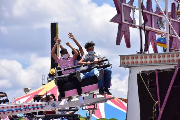 Juegos mecánicos en la Feria de León: un gusto que no se olvida (galería)