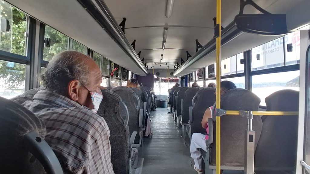 Transporte público en Celaya registra cifra al mínimo por falta de estudiantes