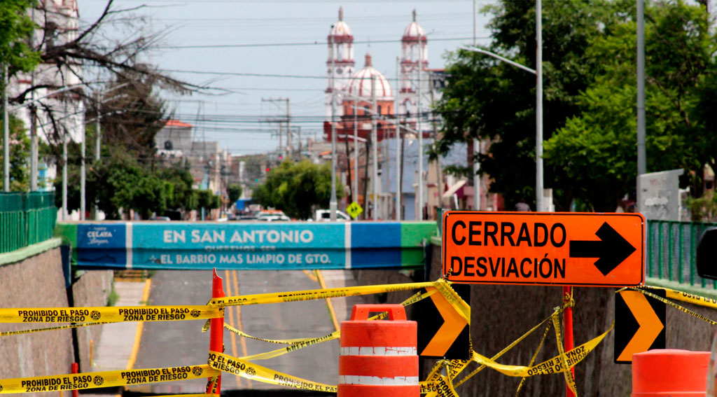 Puente a desnivel en Celaya estará cerrado 3 meses por mantenimiento