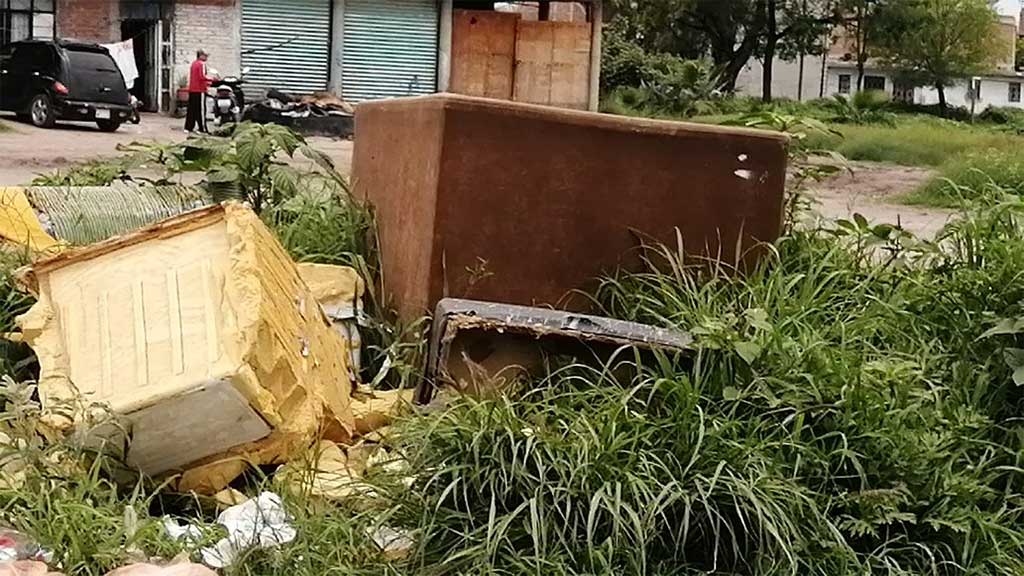 Requieren limpieza en calle Sol en Salamanca