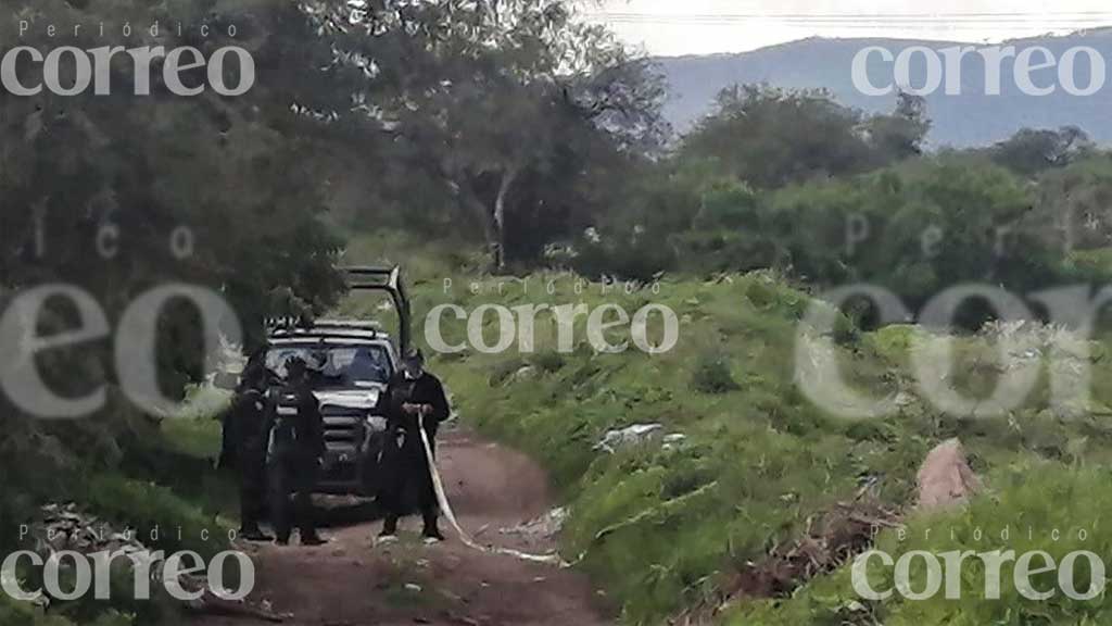 Con un tiro en la cabeza y amarrado, localizan cuerpo de hombre en Moroleón