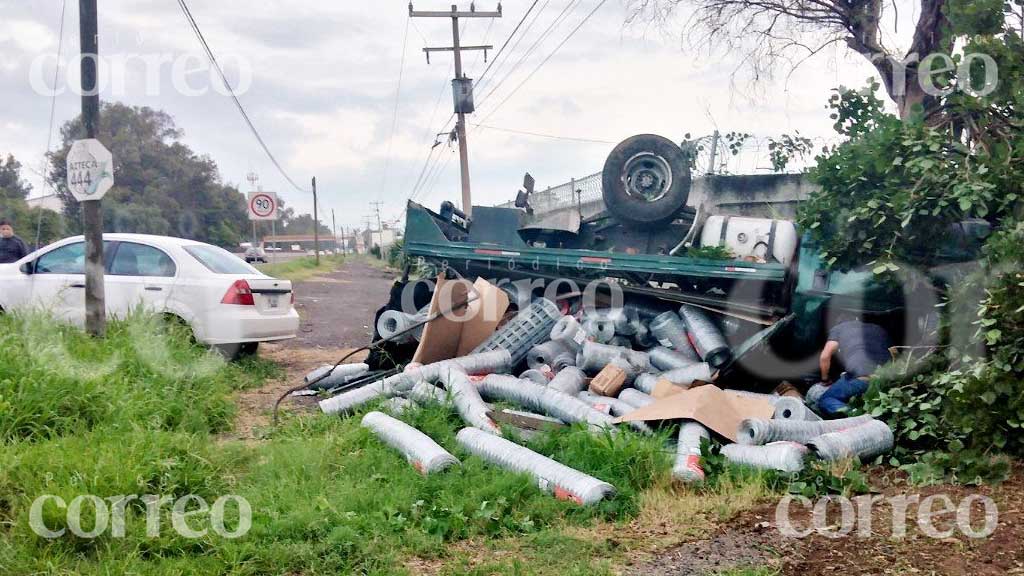 Accidente en la Celaya-Salamanca deja a una persona lesionada