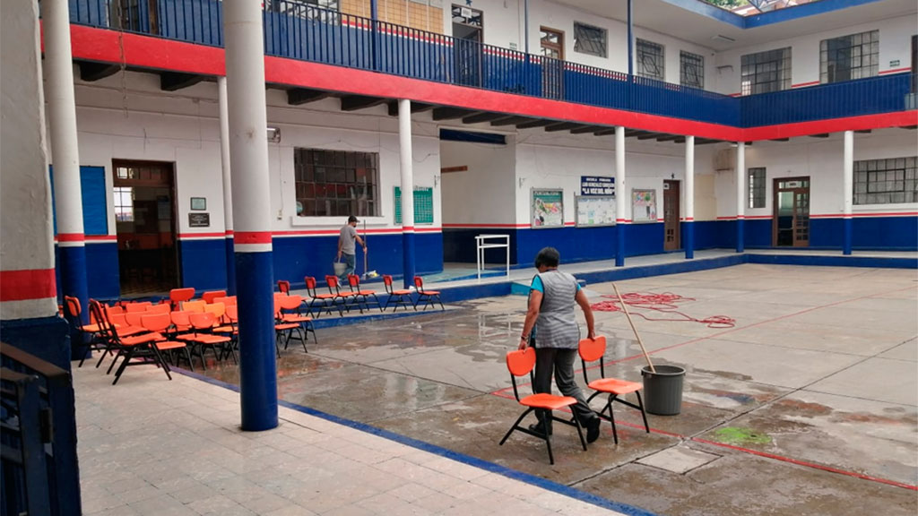 Listas escuelas de Guanajuato capital para el regreso a clases presenciales