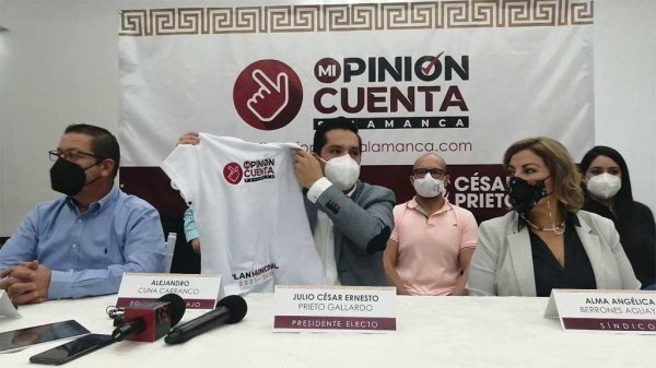 Anuncia César Prieto consulta ciudadana para habitantes de Salamanca