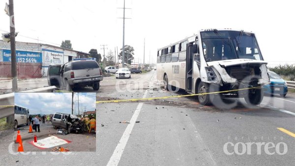 Camioneta choca contra camión de personal en la SMA-Querétaro; hay 17 heridos