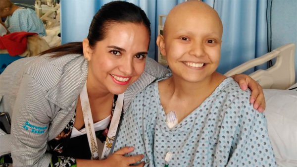 Michelle ha encontrado un mensaje de fuerza en su lucha contra el cáncer