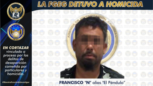 Detienen a ‘El Péndulo’, líder de célula  que operaba fosa clandestina en Cortazar