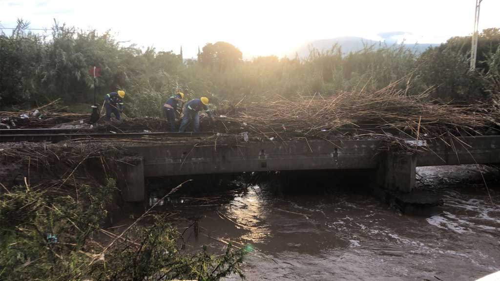 Fuertes lluvias ponen en alerta a los habitantes de Comonfort