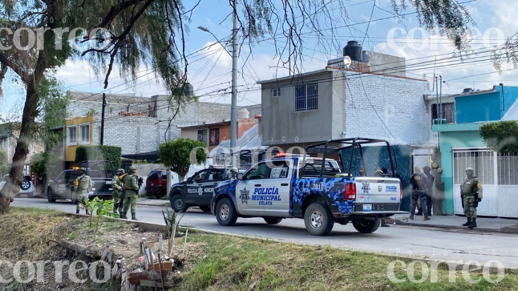 Ataque armado en vivienda de Celaya deja a un hombre herido y a otro sin vida