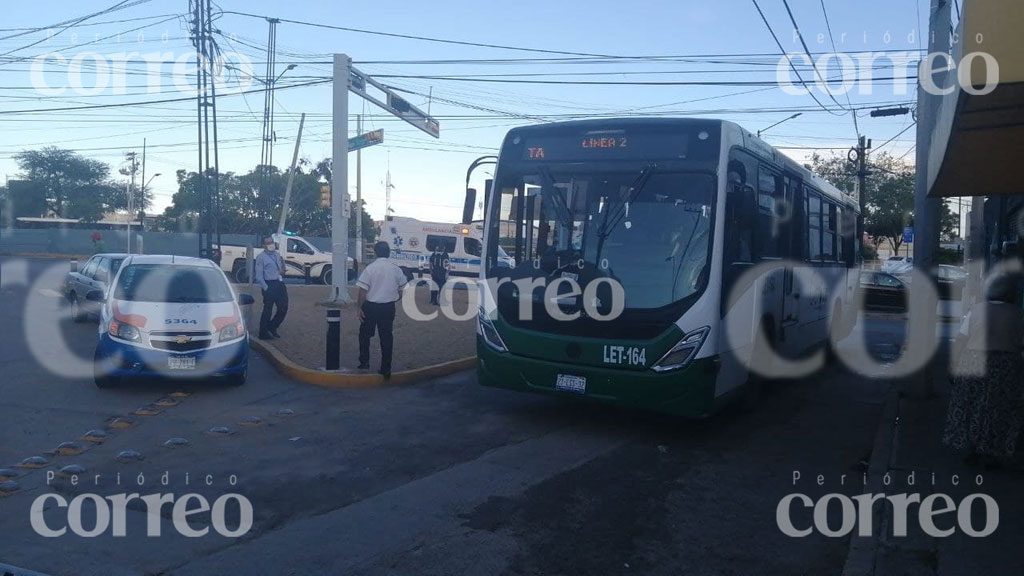 Oruga de León impacta a ciclista a la altura de la colonia Obregón