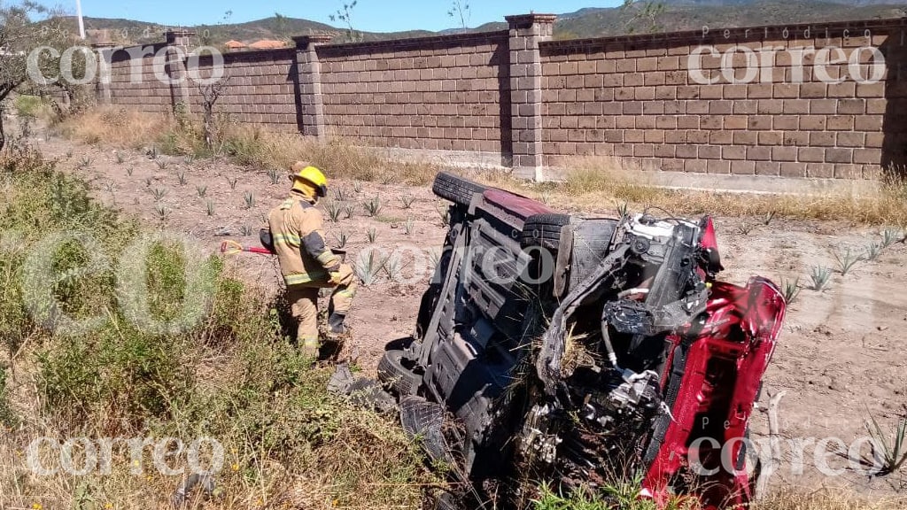 León: choque frontal en camino a Comanja de Corona deja siete lesionados