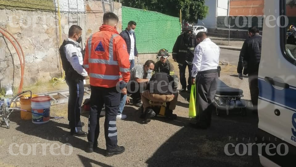 Hombre se lesiona de gravedad al electrocutarse en Guanajuato