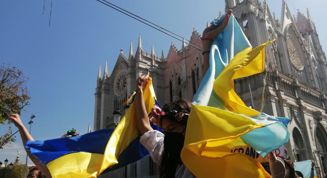 Iglesia católica en Guanajuato ora por la paz en Ucrania, México y el mundo