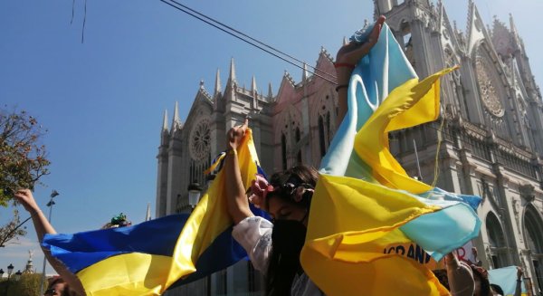 Iglesia católica en Guanajuato ora por la paz en Ucrania, México y el mundo