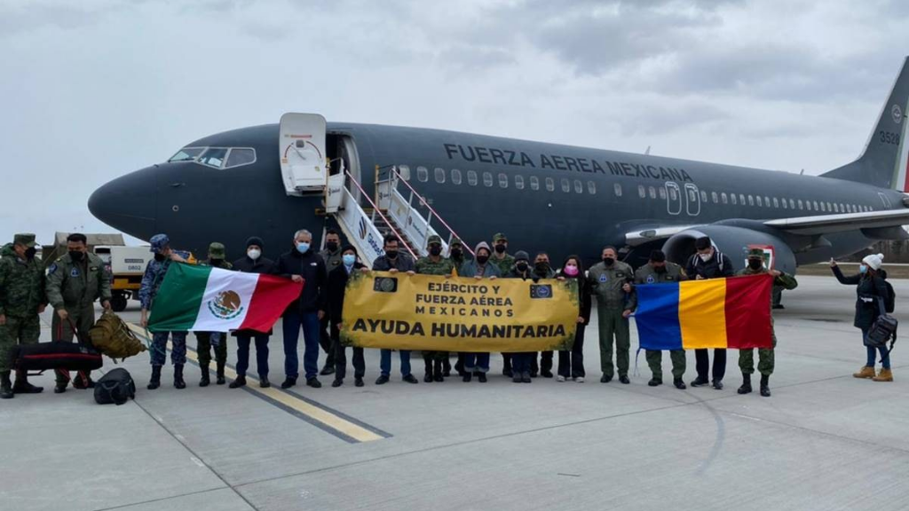 Avión militar de México aterriza en Bucarest; al menos 25 mexicanos serán repatriados