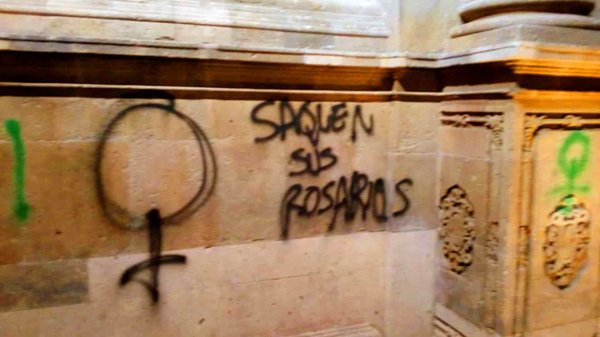 Iconoclasia feminista alarma a católicos de León: ellos preparan ‘la resistencia’