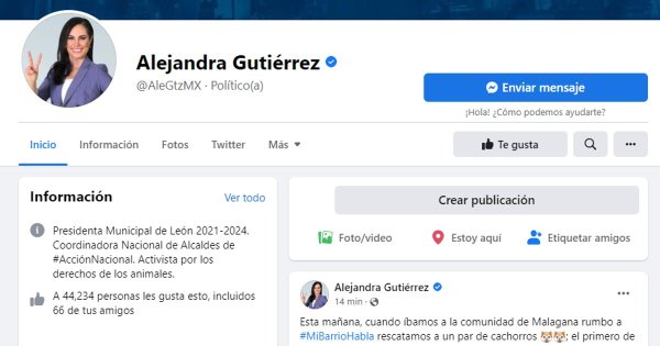 Utilizan la imagen de Ale Gutiérrez para fraudes en redes en León