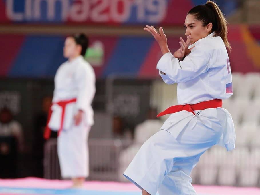 Cinthia de la Rue entrena ‘con todo’ rumbo al Campeonato Panamericano de Karate