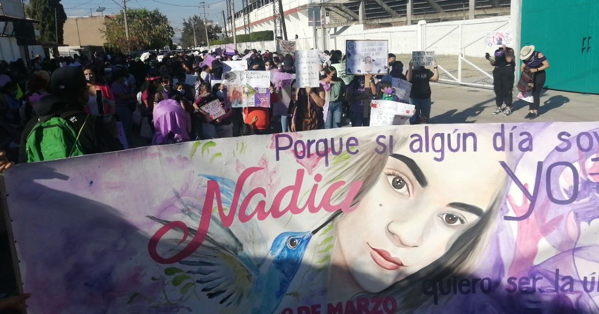 8M: por Nadia y todas las mujeres violentadas, marchan en Salamanca