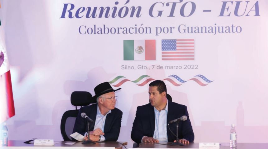 Motiva reunión con el embajador Ken Salazar en Guanajuato, asegura Diego Sinhue