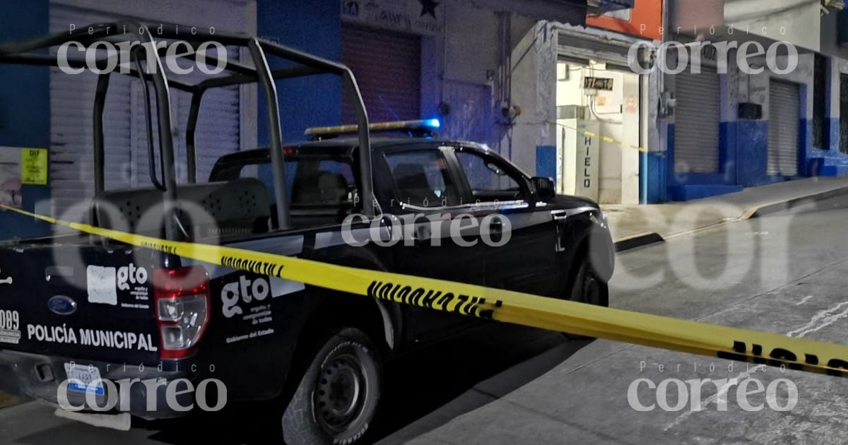 Hombre asesinado en Yuriria; intentó huir en pleno centro y no lo logró