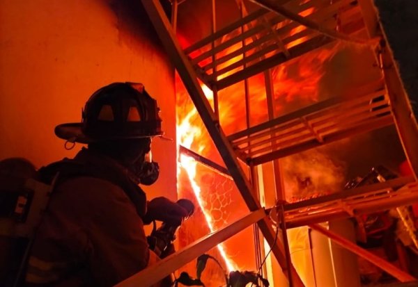 Guanajuato: Bomberos rescatan a mujer de la tercera edad y 4 canes de incendio