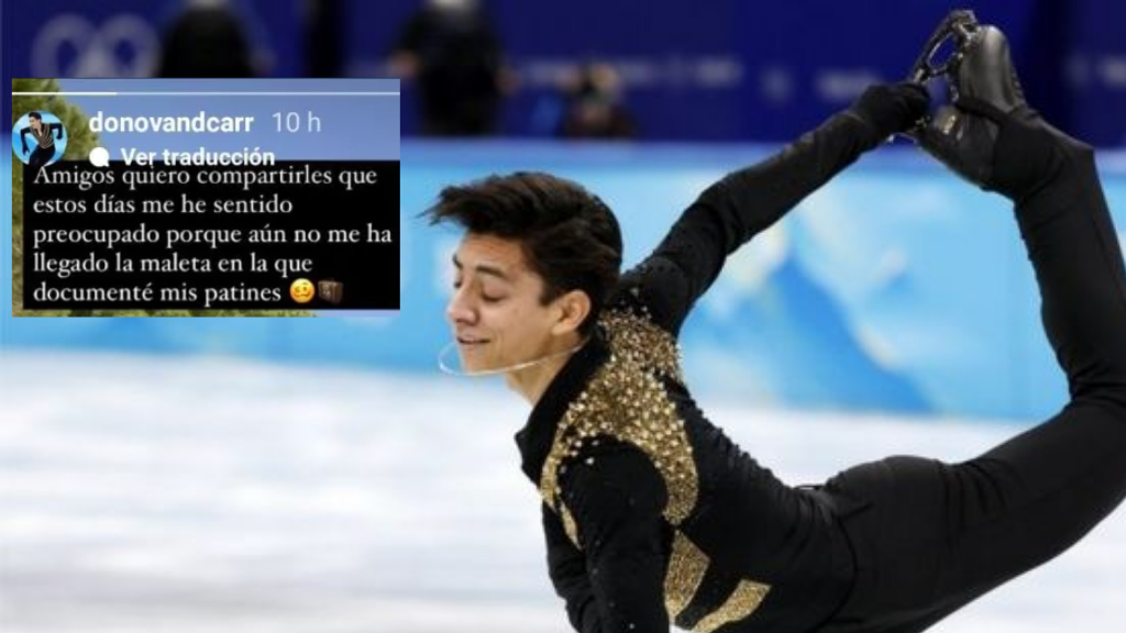 Donovan Carrillo abandona competencia en Montpellier; sus patines no llegaron