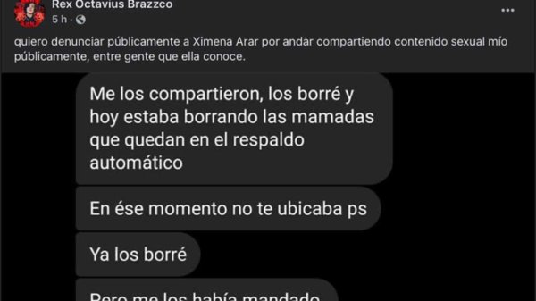 Rex busca justicia con la Ley Olimpia; expusieron su intimidad en redes sociales