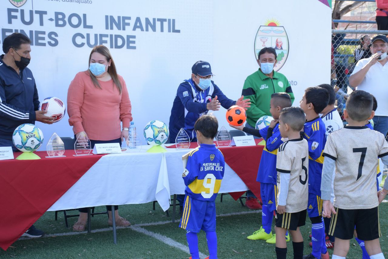 Arranca temporada de Liga de Fútbol Infantil Delfines en Abasolo