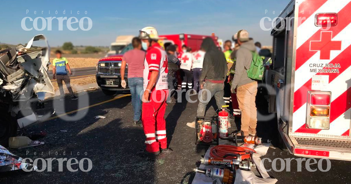 Accidentes simultáneos en la carretera La Piedad-Pénjamo dejan 8 heridos