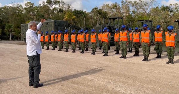 López Obrador da banderazo a obras en Tren Maya y aeropuerto de Tulum