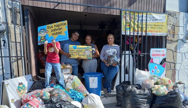 Banco de tapitas en Irapuato cambia tapas por medicamentos oncológicos