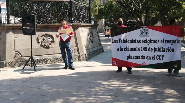 Telefonistas de Salamanca se suman a protestas por falta de acuerdo salarial con Telmex