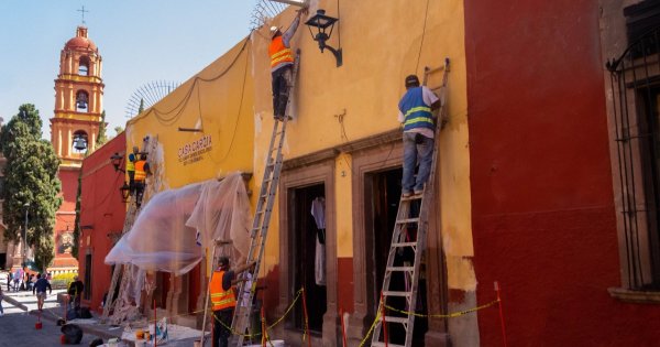 Remodelan inmuebles del Centro Histórico de San Miguel de Allende