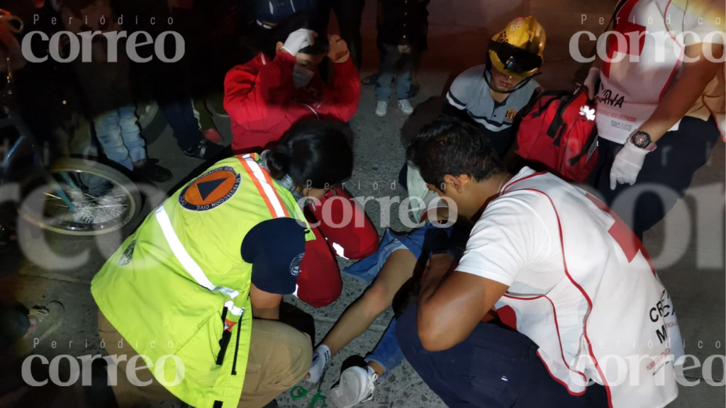 Silao: Escapan de asalto y sufren accidente en la colonia Reforma