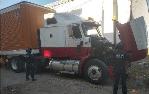 Celaya: detienen a banda de ladrones de camiones de transporte