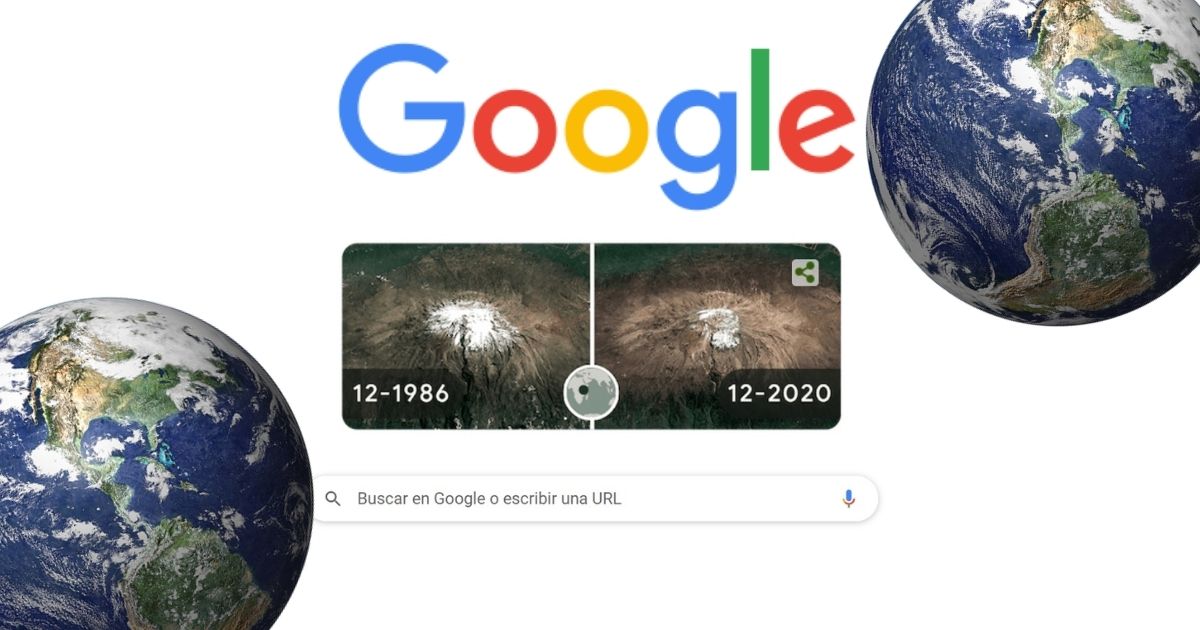 Google dedica Doodle a concientizar sobre el cambio climático en el Día de la Tierra