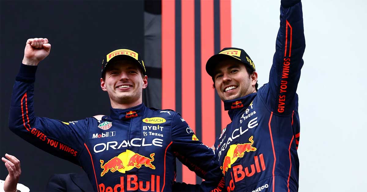 Verstappen y Checo Pérez logran el 1-2 para Red Bull en el GP de Emilia