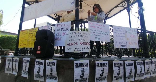 Exhibiciones de ‘traidor a la patria’ llegan a Salamanca contra Herminio Torres