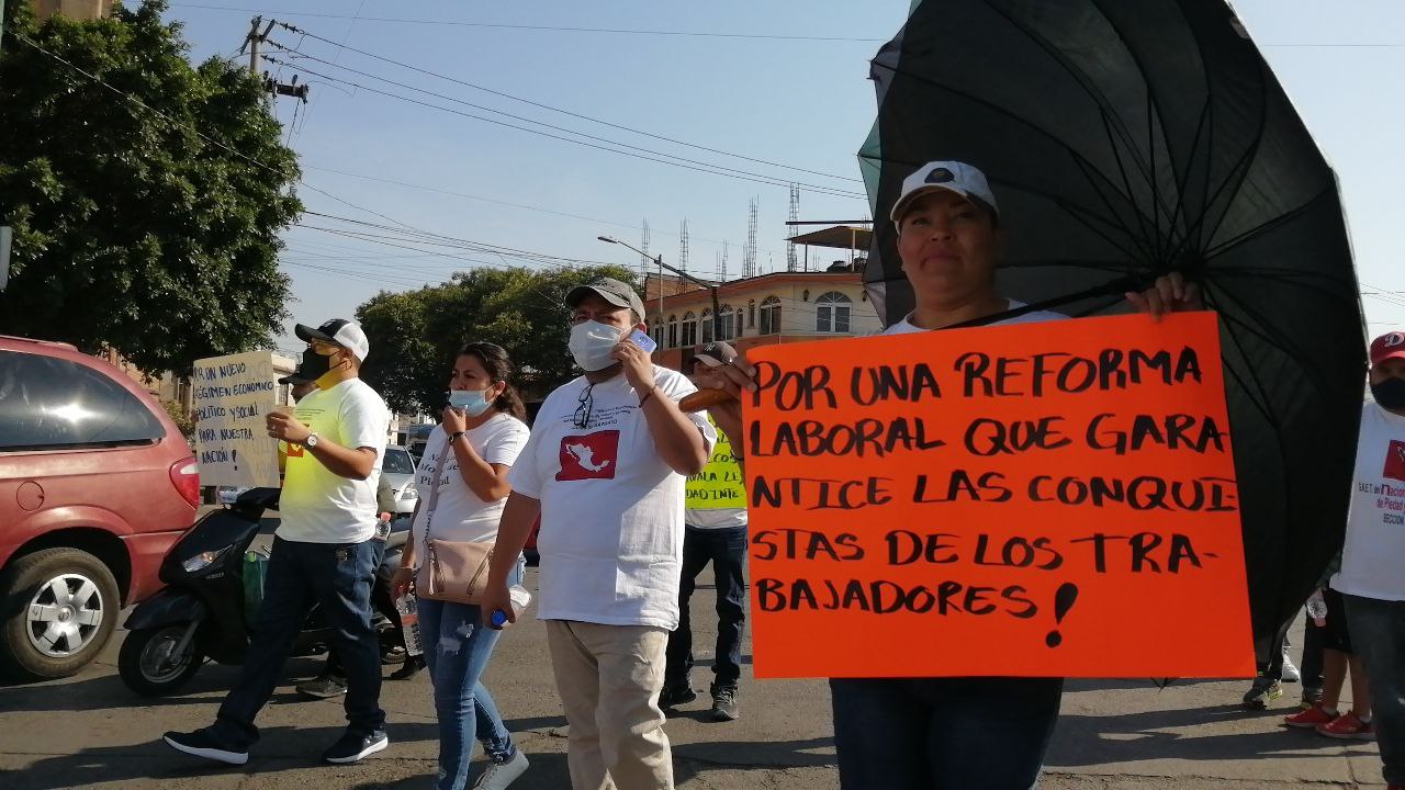 Sindicatos de Guanajuato claman por justicia, salud y seguridad en el Día del Trabajo