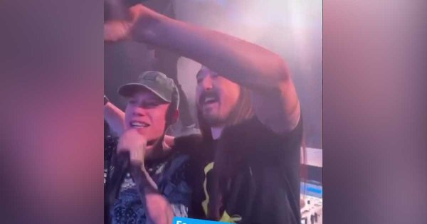 Santa Fe Klan y Steve Aoki hacen dueto enérgico en concierto de Las Vegas