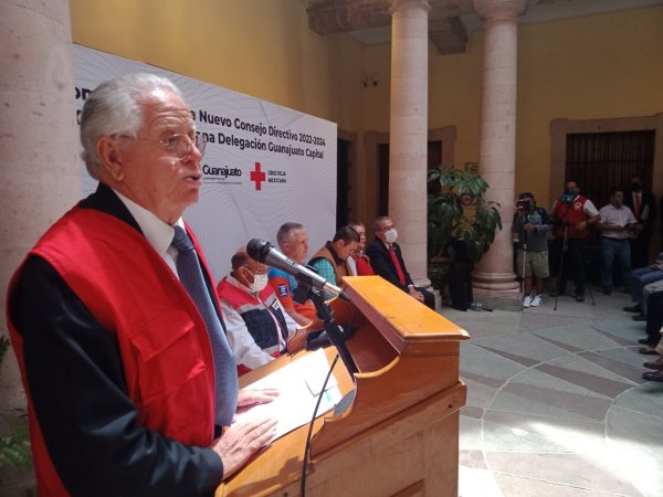 Eduardo Knapp queda al frente de la delegación de Cruz Roja en Guanajuato capital