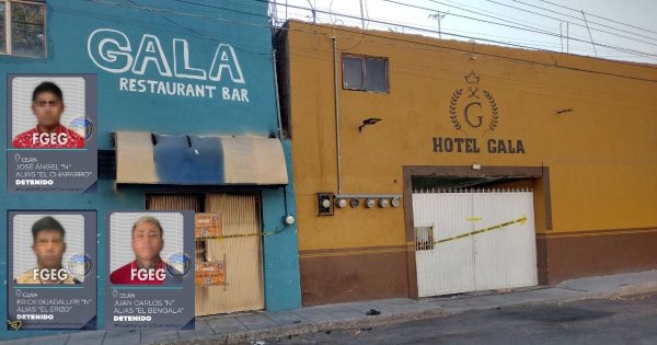 FGE confirma detención de tres presuntos autores de masacre en Hotel Gala, Celaya